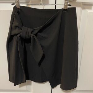 Seven Sisters Mini Black Wrap Skirt